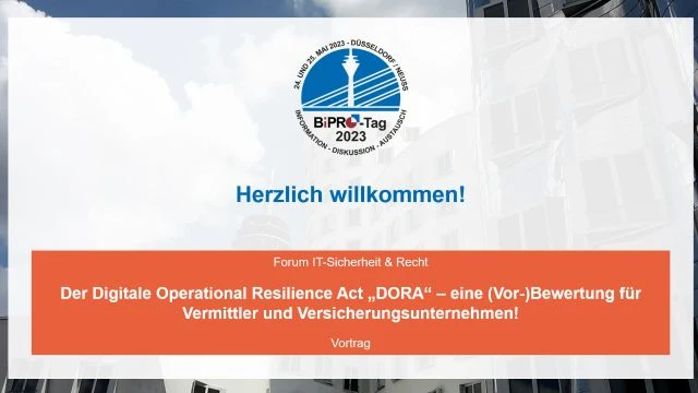 Der Digital Operational Resilience Act Dora