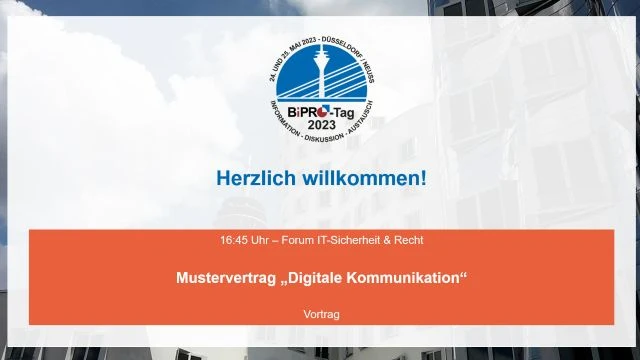 Mustervertrag Digitale Kommunikation