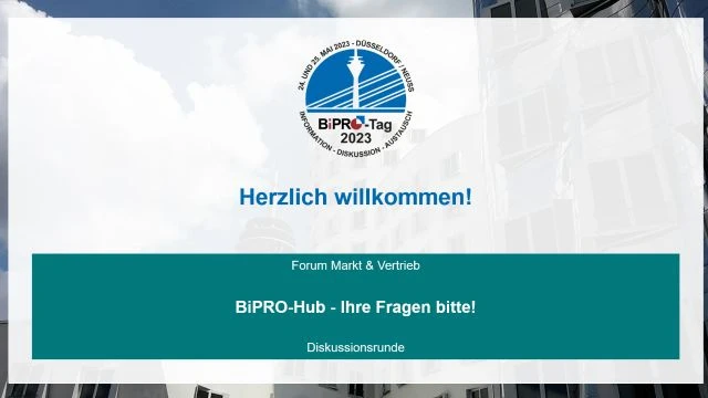 BiPRO Hub Ihre Fragen